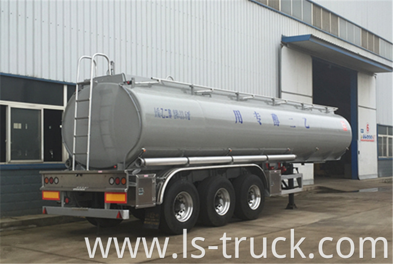 corrosive liquid tank semi trailer